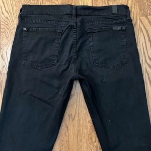 7 for all mankind black jeans